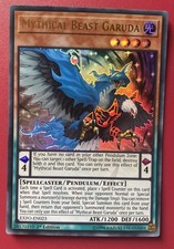 EXFO-EN023 Mythical Beast Garuda Ultra Rare 1st Edition YuGiOh Card