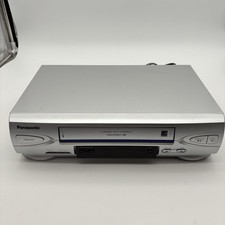 Panasonic Blue Line PV-V4524S VCR VHS Player Tested 4 Head No Remote Tested Work