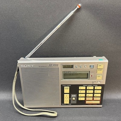 Sony ICF-2002 FM/LW/MW/SW PLL Synthesized Short Wave Radio