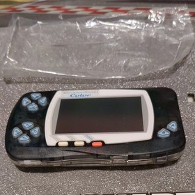 Bandai WonderSwan Color Crystal Black Handheld Console with Box & Manual Working