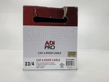 ADI PRO 0E-CAT6RBL CAT6 Riser Cable 23/4 Solid BC Reel in Box - 500'