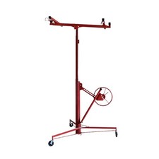 11FT Drywall Panel Hoist Plasterboard Sheetrock Jack Lifter Heavy Duty on Wheels