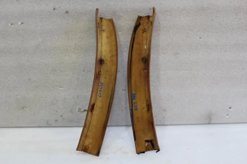 1972 1973 1974 1975 1976 1977 1978 MERCEDES 450SL R107 B PILLAR TRIM COVERS TAN - Image 2 of 4