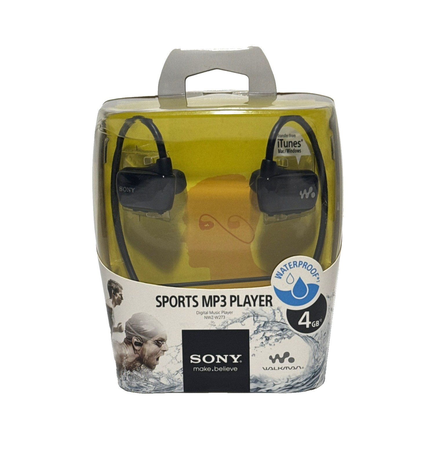 Waterproof Walkman Nwz-w273 4gb New Sealed