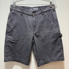 Carhartt Rugged Flex Relaxed Fit Canvas Utility Work Shorts Men's 32x11 Gray