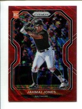 2021 Panini Prizm Red Wave Prizm #130 - Tier II - Jahmai Jones /99 ⚾ RC