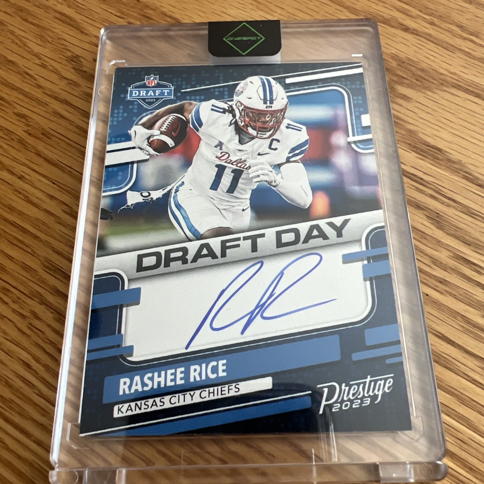 2023 Panini Prestige Draft Day Signatures Rashee Rice #DDS-RR Rookie Auto RC