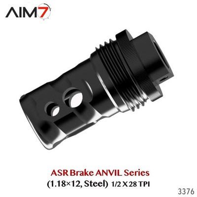 AIM7 ANVIL  BRAVO Muzzle Brake 1/2x28 Threads 1-1/8x12(1pcs)