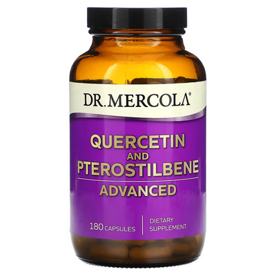 Dr. Mercola, Quercetin und Pterostilben, Advanced, 180 Kapseln, Ablauf:07/2027