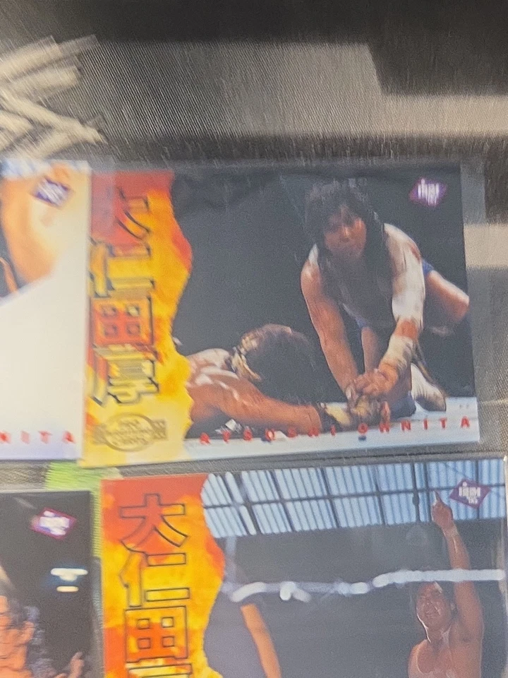 Juego de 6 cartas BBM Atsushi Onita Pro Wrestling 1995 Japón FMW WWE WWF NXT NJPW AJPW Foto 3 de 4