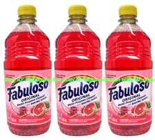 (LOT 3 Bottles) Fabuloso Citrus & Fruits All Purpose Cleaner 16.9ozEa BottleNEW