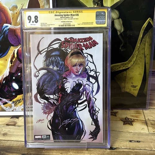 Amazing Spider-Man 26 CGC 9.8 SS Signed By Lobos Villalobos
