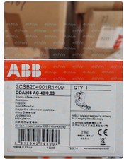 New 1PCS ABB DDA204 AC-40/0,03 RCD Block 2CSB204001R1400 for MCBs S200 series