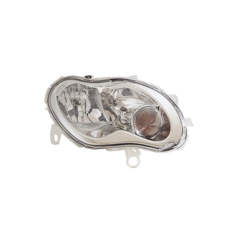 Phare droit H1 H7 pour remplacer une optique jaunie de Smart Fortwo 1