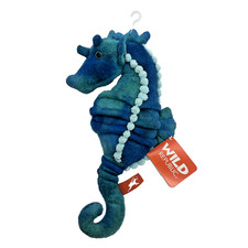 Blue Aqua Seahorse Stuffed Animal Plush Wild Republic With Tags 10"