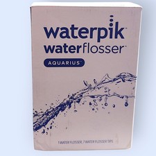 Waterpik Aquarius Water Flosser WP663CD with Water Flosser Tips Blue
