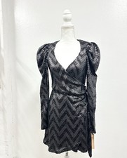 Reformation Brand New With Tags “Ireland” Sequined Wrap Dress NYE Holiday Dress