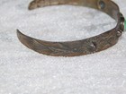 Vintage 1930s Navajo Pawn Turquoise Birds Bench Sterling Silver Cuff Bracelet — photo 6