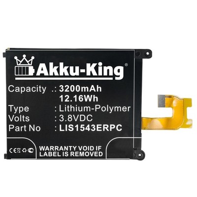 Akku für Sony Canopus Anna, Sirius Maki, Viv, LIS1543ERPC, CS-ERZ200SL