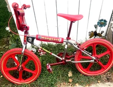 1979 OG Nickle plated mongoose Racing bmx bike. Redline GT Diamondback cw skyway