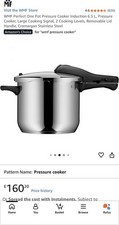 WMF  Perfect Plus Pressure Cooker. 6.5 L.