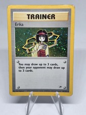 Pokémon TCG Erika Gym Heroes #16/132 Holo Rare - Vintage WOTC Full Holo Bleed! on eBay