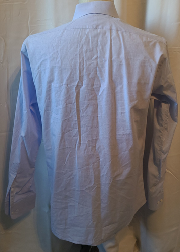 Camicia elegante uomo Suitsupply L/S 40-15 3/4" - blu e bianco - colletto largo - Foto 6 di 12