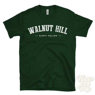 WALNUT HILL SLEEPY HOLLOW T-SHIRT Kane Illinois USA retro varsity hometown gift