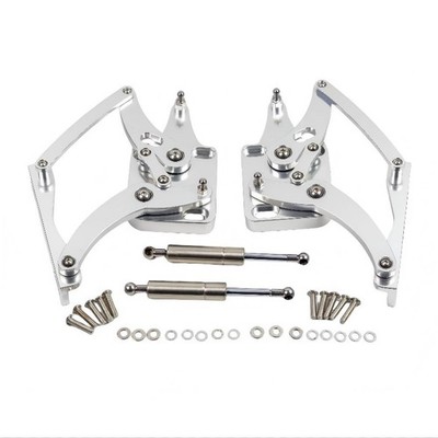 For 1967-1970 Ford Mustang & Mercury Cougar Billet Aluminum Hood Hinges Pair