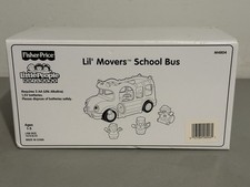 Fisher Price Little People Lil Movers School Bus 2007 Lights Sounds New In Box