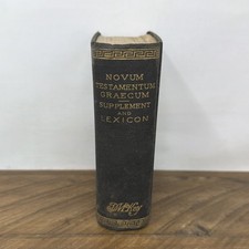 1890s New Testament Novum Testamentum Graecum Greek David McKay Rare Pocket Size