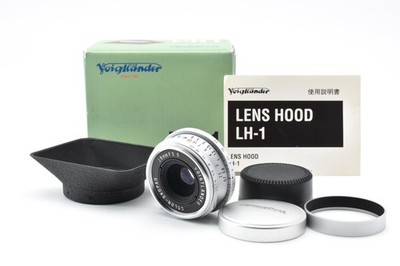 [Near MINT] Voigtlander Color-Skopar 28mm f/3.5 Silver Leica L39 LTM Lens JAPAN