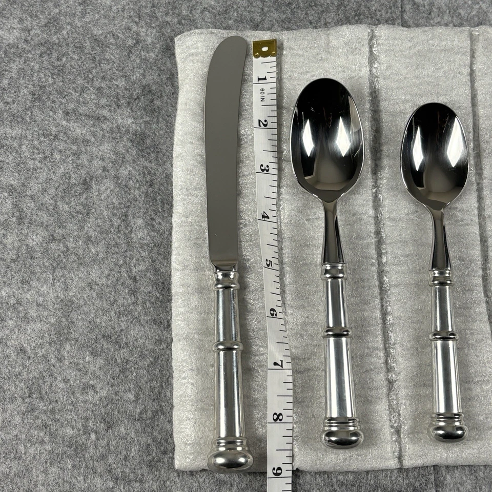 1980s Kirk Stieff Old Annapolis Pewter 5-Piece Flatware Place Setting Unused - Image 2 of 4