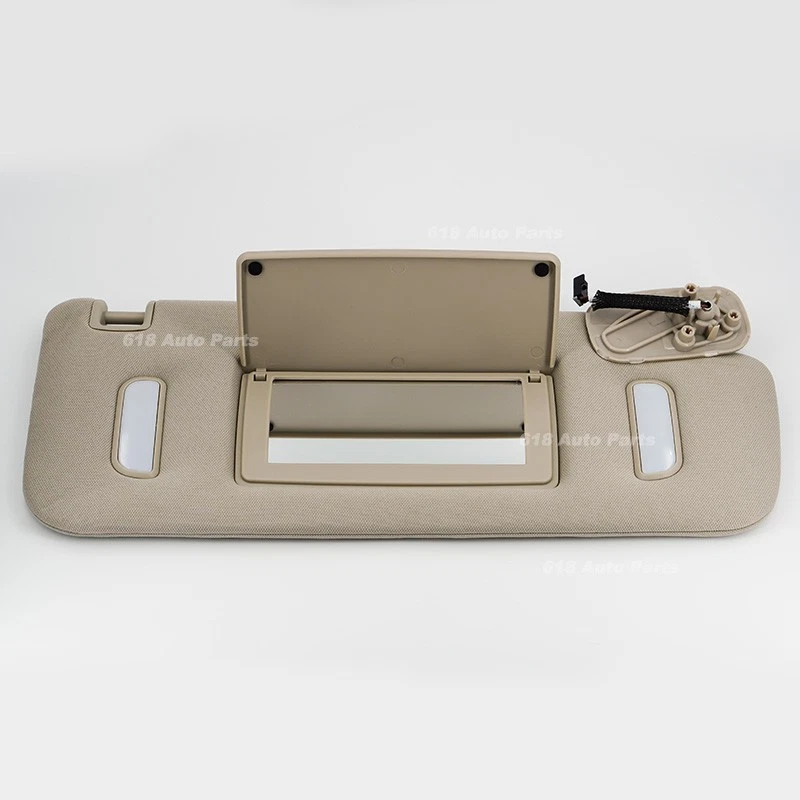 Parasoles laterales del pasajero delantero aptos para GMC Sierra 1500 2500HD 3500HD 2007-2010 Foto 4 de 4