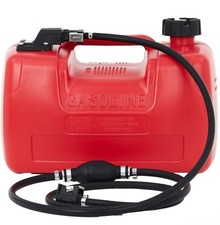 3 Gallon Portable Tank Outboard Boat Transfer Tank with Line l-Shaped Handle