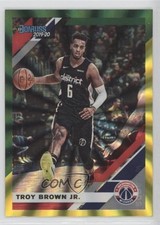 2019-20 Panini Donruss Holo Green & Yellow Laser Troy Brown Jr #196 o1h