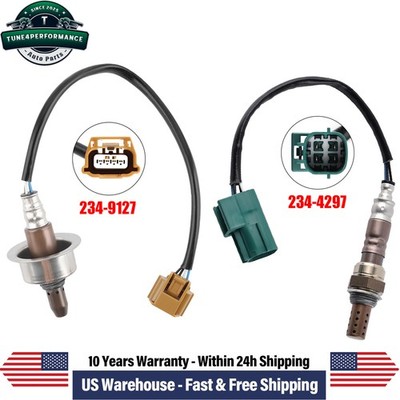 2pcs UP+Down Oxygen Sensor For 2013-2019 Nissan Frontier L4 2.5L 2488cc 152in³