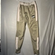 Nike Air Max Sweatpants Men Small Tan Colorblock Tech Fleece Joggers