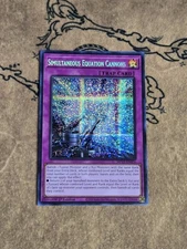 Yugioh Simultaneous Equation Cannons MP25-EN076 1st Ed Prismatic Secret Rare NM 