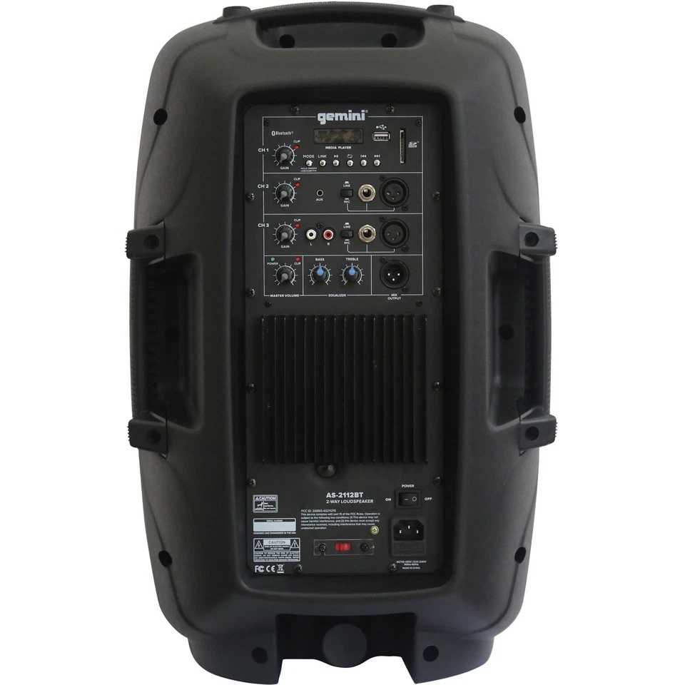 gemini AS-2112BT Bluetooth Speaker System (as2112bt) - Image 4 of 4