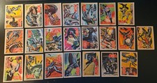 BATMAN RED BAT 1966 PART SET / LOT 22 DIFF NON SPORTS CARDS  PRINTED IN CANADA