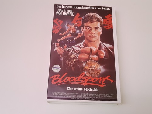 Bloodsport 1988 VHS German PAL Cannon VMP Video Großbox Jean-Claude Van Damme