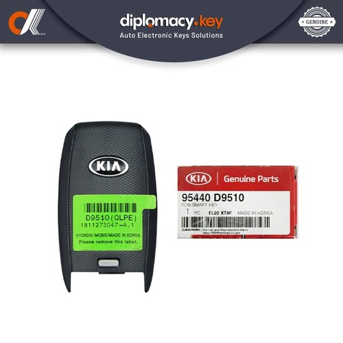 Genuine KIA Sportage 2019 Smart Remote Key 3 Buttons 433MHz 95440-D9510 - Picture 2 of 3