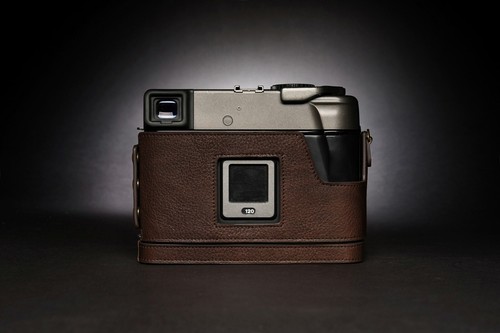 Funda protectora de cuero genuino con media cámara para MAMIYA 7ii 7 - Imagen 4 de 31