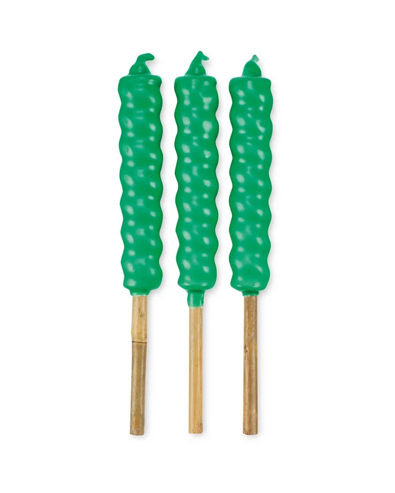 NEW & Boxed Green Citronella Garden Flares (3 Pack) Bug & Pest Protection - Image 2 of 2