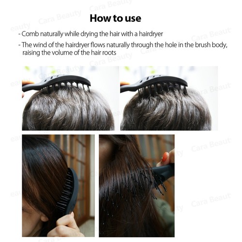 Mystique Korea VENT Styling Brush / Double sided, Single sided / Volume UP - Picture 7 of 11