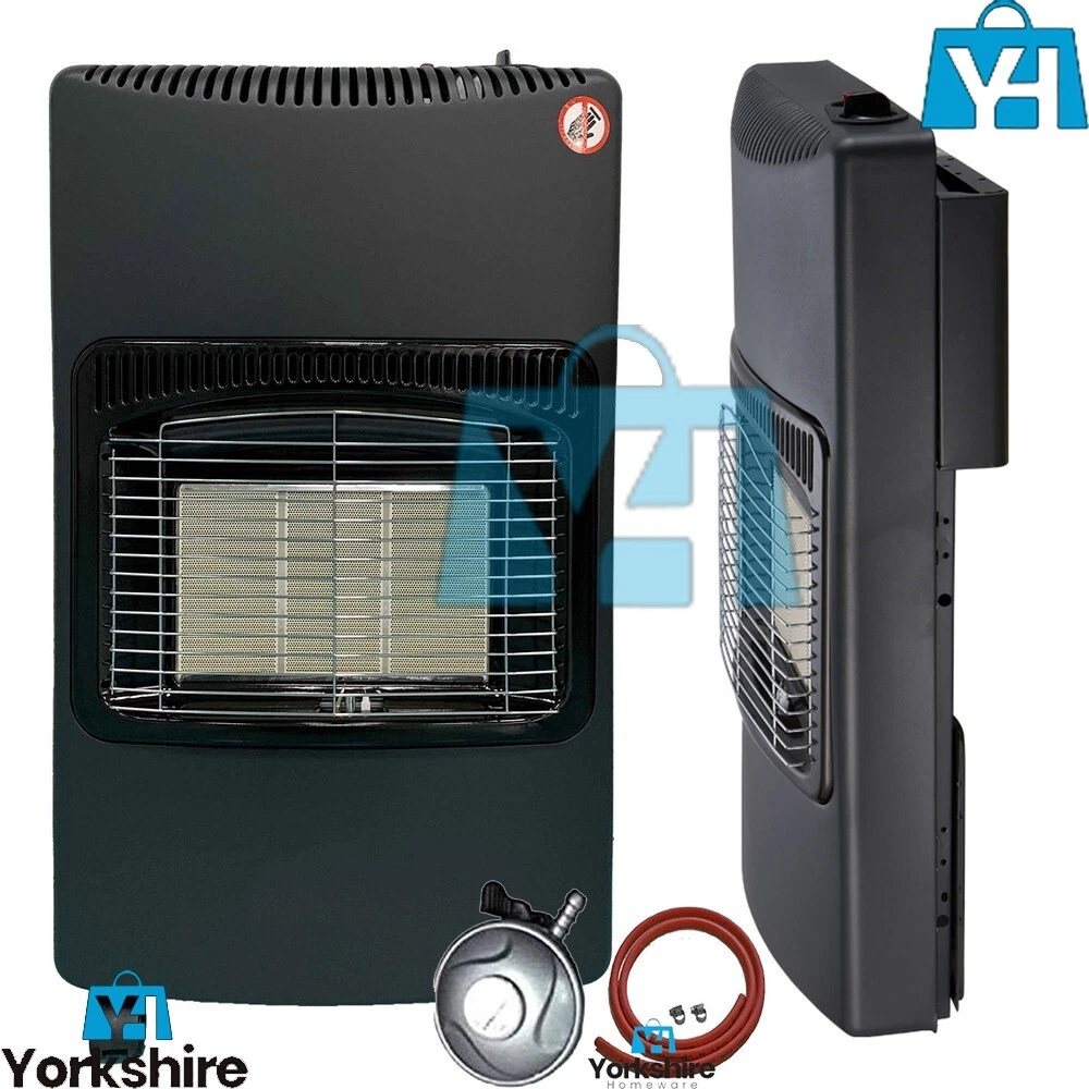 🔥 Folding 4.2KW CALOR GAS PORTABLE CABINET HEATER FIRE BUTANE + REGULATOR  HOSE | eBay
