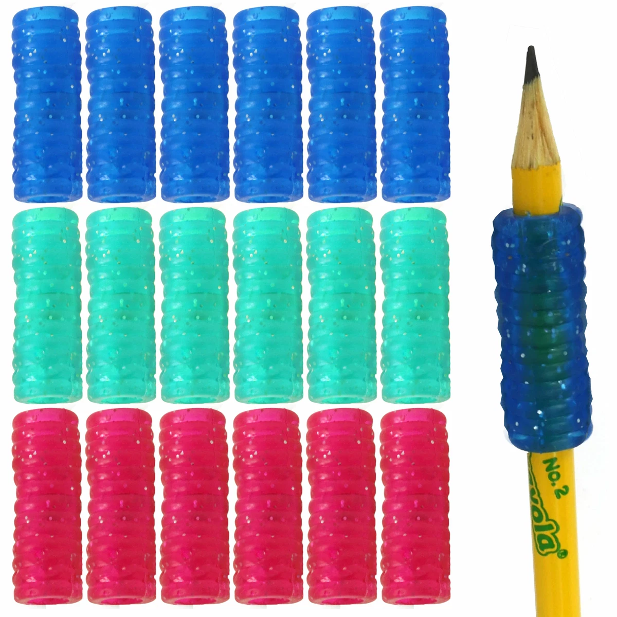 The Pencil Grip™ 12-in-1 Dry Eraser, 6 Pack