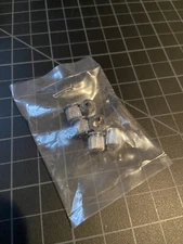 6 Chrome Guitar String Through Body Ferrules - Stew Mac