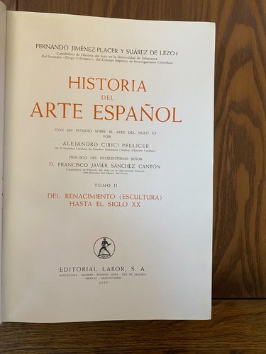 Historia Del Arte Espanol 2 Volumes 1955 Spanish Language Spanish Art History - Picture 9 of 16